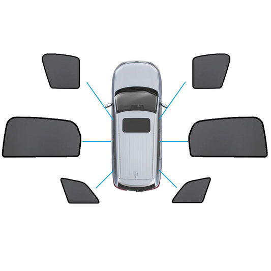 Magnetic Mesh Sun Blind Car Window Shades Suitable For Audi Q7 / SQ7 2015-2025 Front & Rear