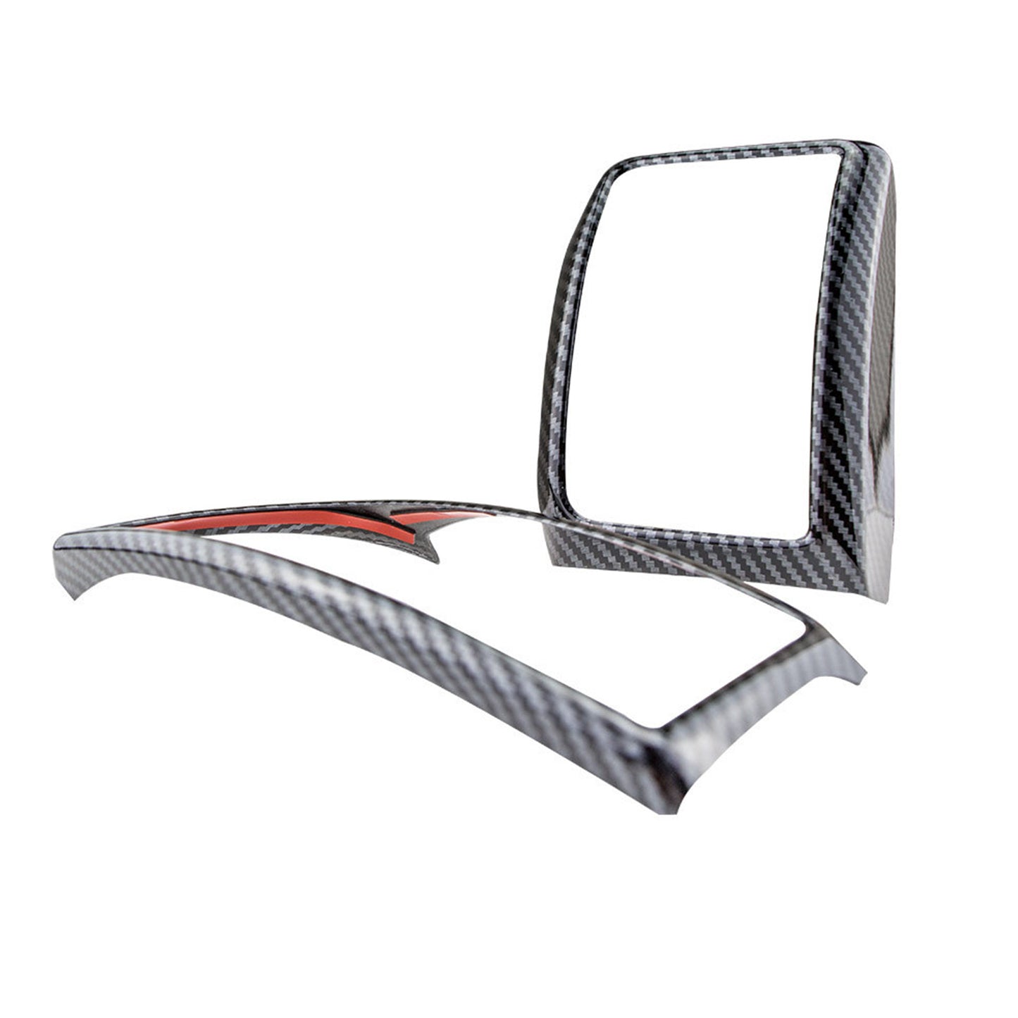 4x Carbon Fiber Color Air Outlet Frame Cover Trim Suitable For Ford Ranger 2015-2022