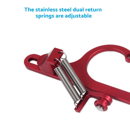 Throttle Cable Carb Bracket Carburetor Billet Aluminum Red Suitable For Carb 4150 / 4160