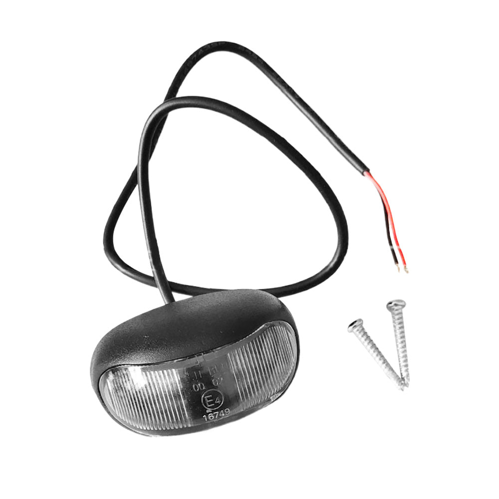 8pcs 2 LED Clearance Lights Side Marker Lamp Red Amber Trailer Truck 12V 24V.