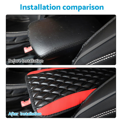 Universal Car Armrest Cushion Cover Suitable for Center Console Box PU Leather P