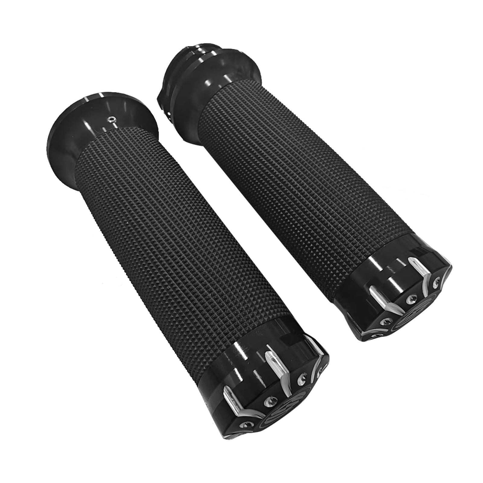 2PCS Motorcycle Handle Bar 1 inch  Hand Grip Suitable for Harley Dyna Sportster.