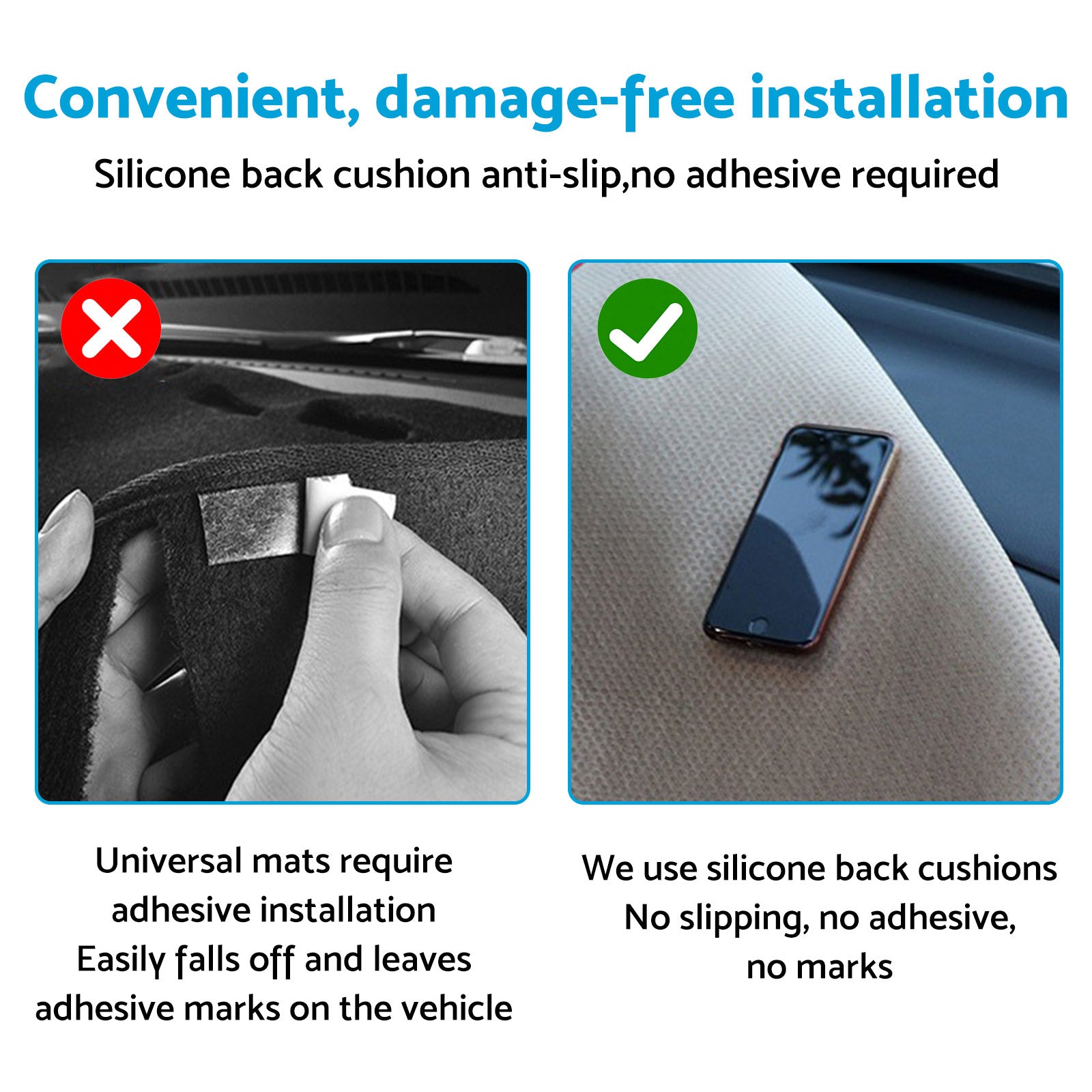 Dash Mat Sun Shield Microfiber Leather Suitable For Kia Sportage NQ5 2021-On.