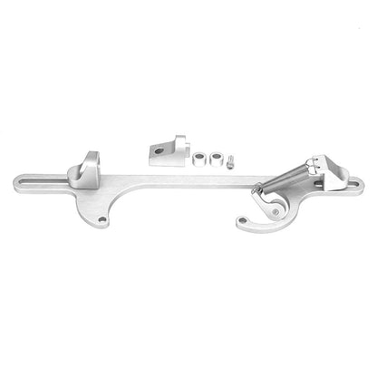 Throttle Cable Bracket Carburetor Billet Aluminum Silver Fits For Carb 4150 4160.