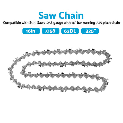 Carbide Chainsaw Bar Chain 24 inch  3 or 8. 058 84DL Suitable for 24inch Husqvarna Model.