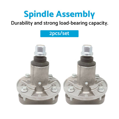 2xSpindle Assembly Suitable For John Deere Models L100 L107 L110 GY20050 GY20785.