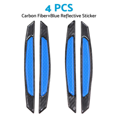 Reflective Carbon Fiber Car Door Edge Guard Bump Protector Sticker Universal
