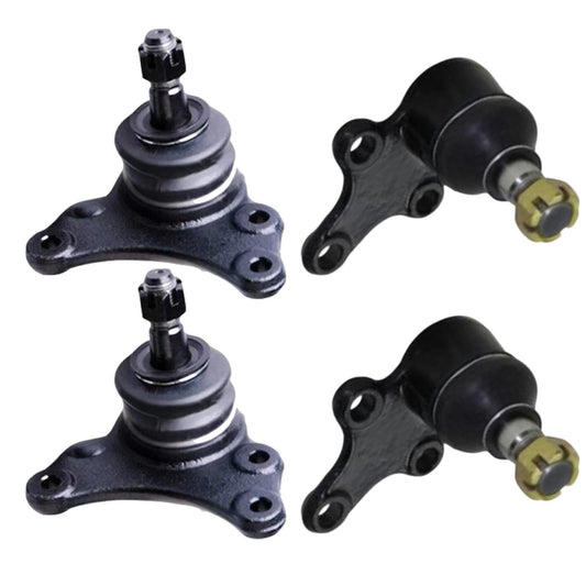 4x Lower & Upper Ball Joints Suitable For Toyota Hilux LN85 / LN86 / RN85 / RN90 / YN85