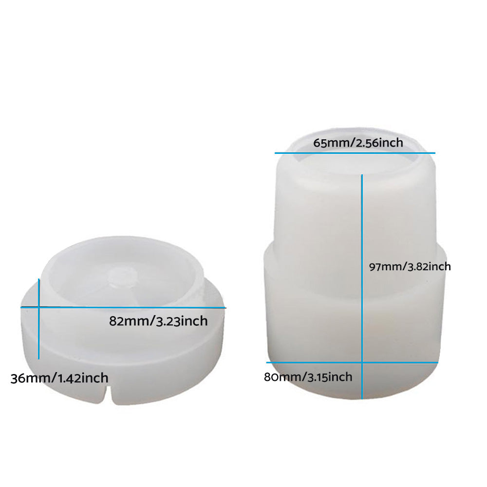 ?Silicone DIY Ashtray Epoxy Resin Mold Handmade Resin Casting DIY Home Decor.