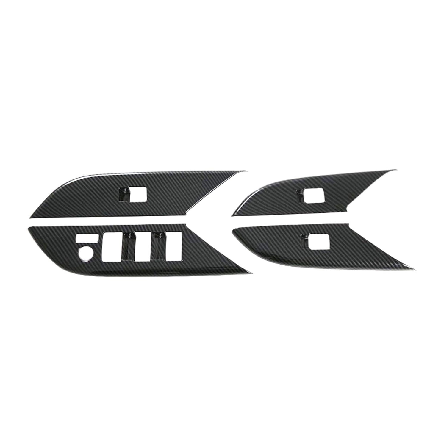 Window Lift Panel Cover Trim Sticker 4x Suitable For Toyota Hilux Revo 2024