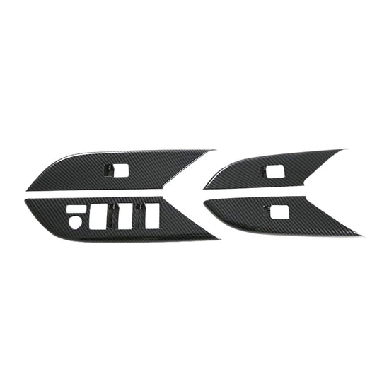 Window Lift Panel Cover Trim Sticker 4x Suitable For Toyota Hilux Revo 2024