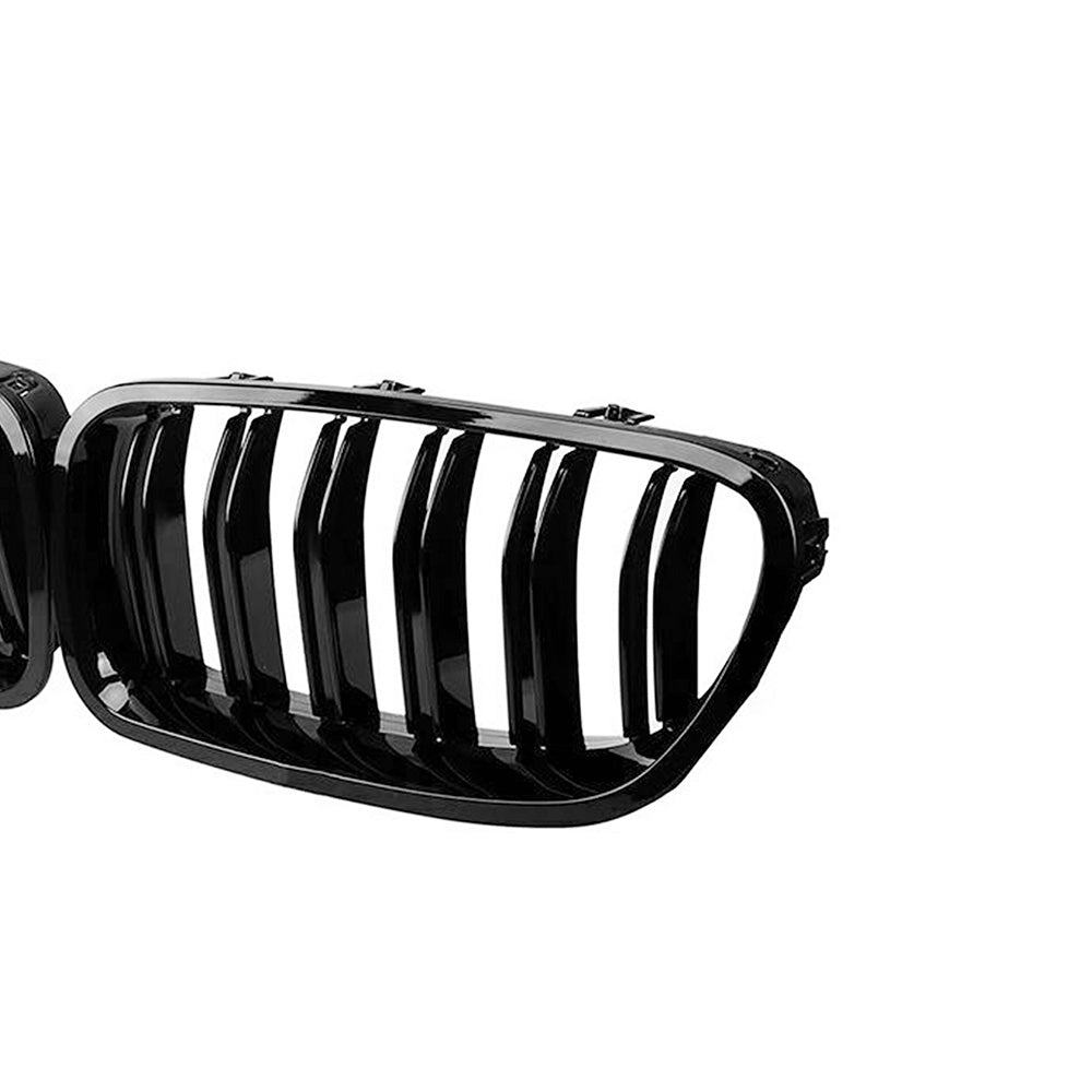 Bumper Bar Grille Gloss Black Suitable For BMW 5 Series F10 F11 Front Bumper Replacement Assembly.