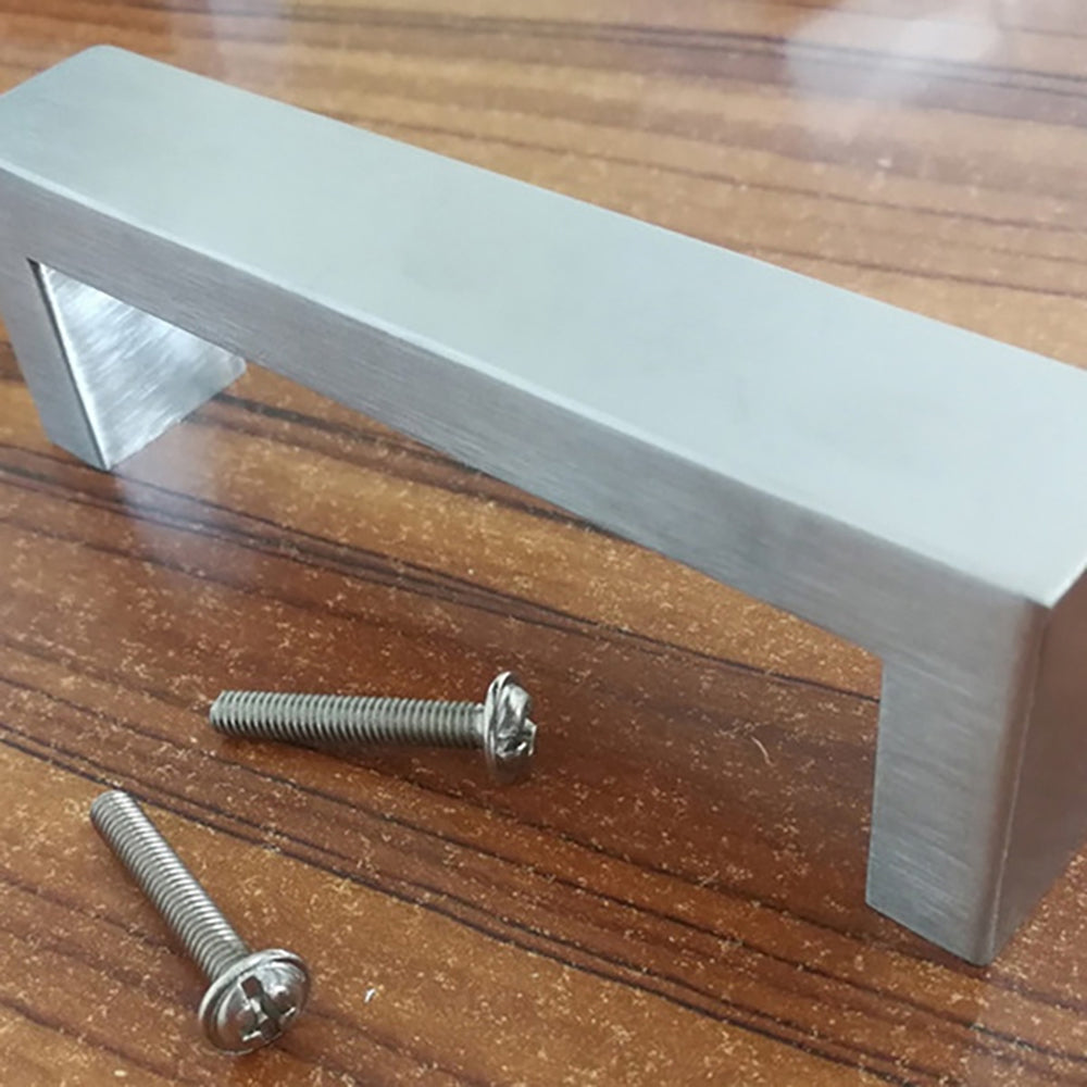10 X Kitchen Cabinet Door Handles Matte Stainless Steel Drawer Cupboard Pulls.
