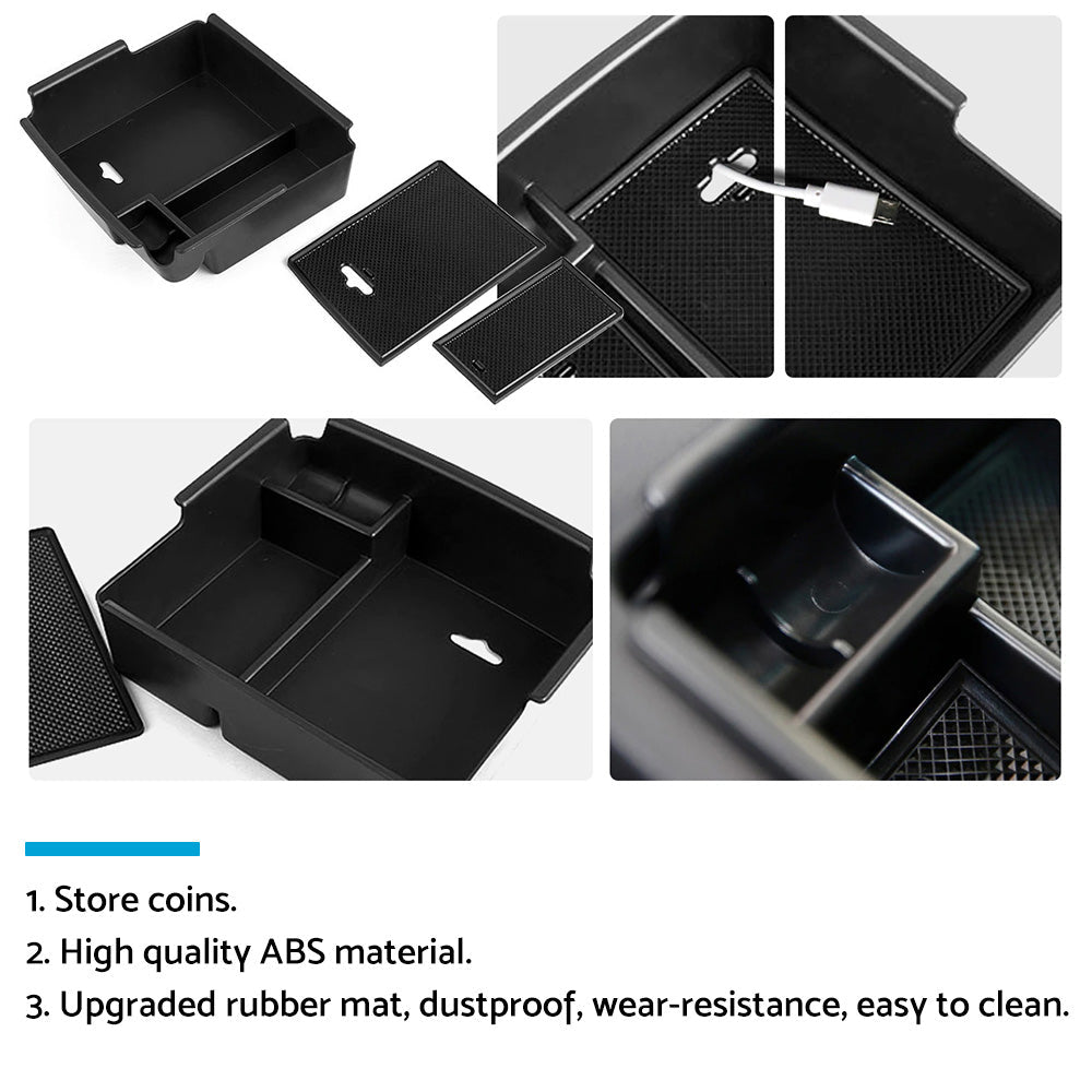 Center Console Armrest Storage Box Tray Suitable for SsangYong Musso