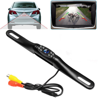 170 Angle Car Rear View Reversing HD Camera Back Up Parking Number Plate Night Vision.