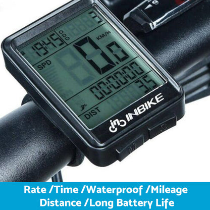 Wireless Mountain Bike Computer LCD Speedometer Odometer Suitable For Bicycle Waterproof