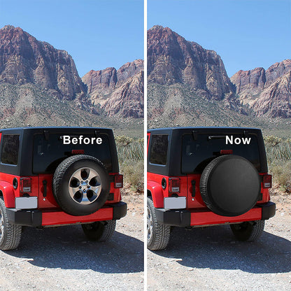 17 Inch Spare Wheel Cover Vinyl Suitable For 4x4 Tires 80-83cm (32 Inch)