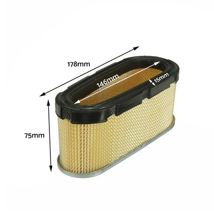 Air Filter Suitable For Briggs  and  Stratton 4139 493909 496894 496894S 5053B or D or H or K.