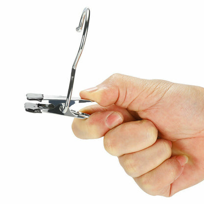 30PCS Single Clips Metal Hook Pins Scarf Belt Shoe Boots Hanger Portable Pegs.