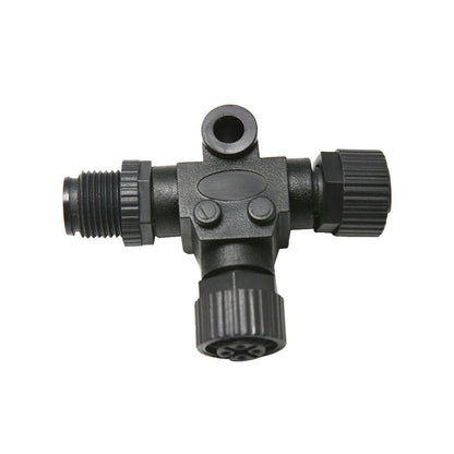 NMEA2000 5-Pin T Connector Suitable For Garmin / Lowrance / Simrad / B&G / Navico Networks Black