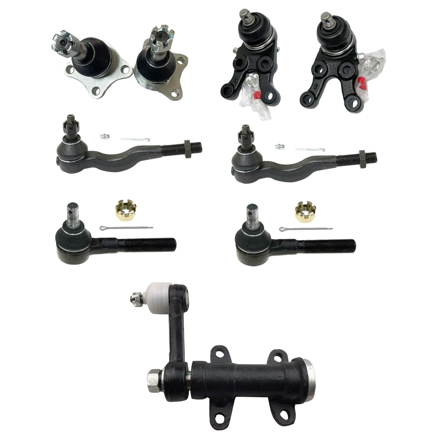 Ball Joint Tie Rod End Idler Arm Kit Suitable for Mitsubishi Pajero