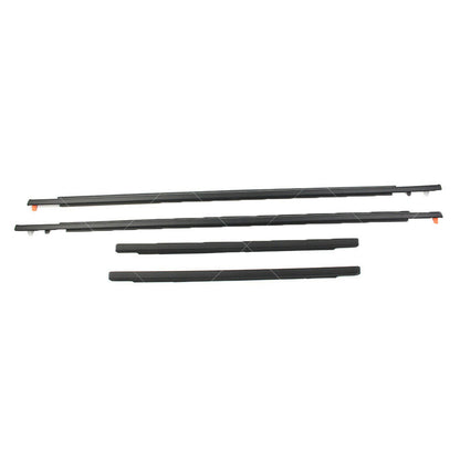 4x Door Auto Window Trim Moulding Belt Weatherstrip For Toyota 07-14 FJ Cruiser.
