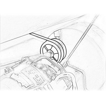 7PH1930 Dryer Drum Drive Belt Suitable For Electrolux Sensor Dry Models EDV5552 & EDV6552