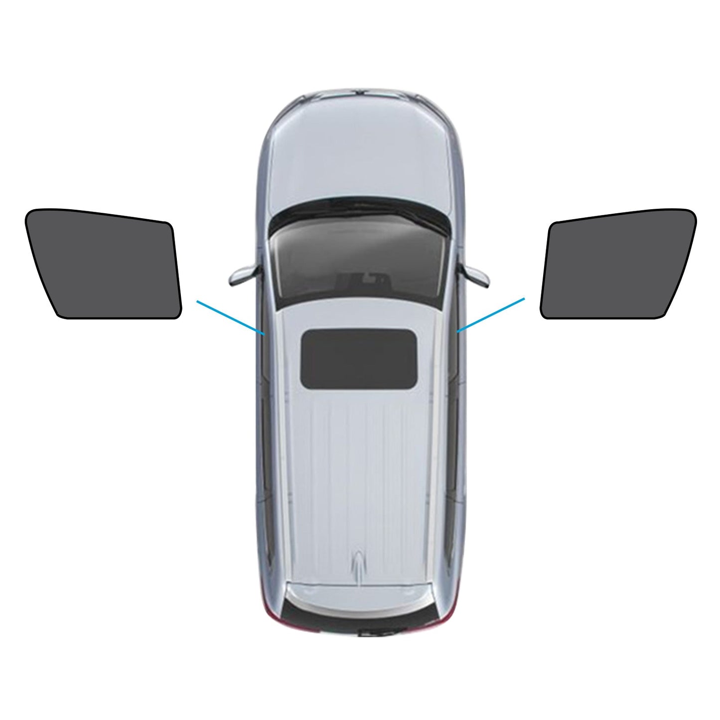 Car Window Magnetic Mesh Sun Blind Shades Suitable For Lexus NX Series 2014-2021
