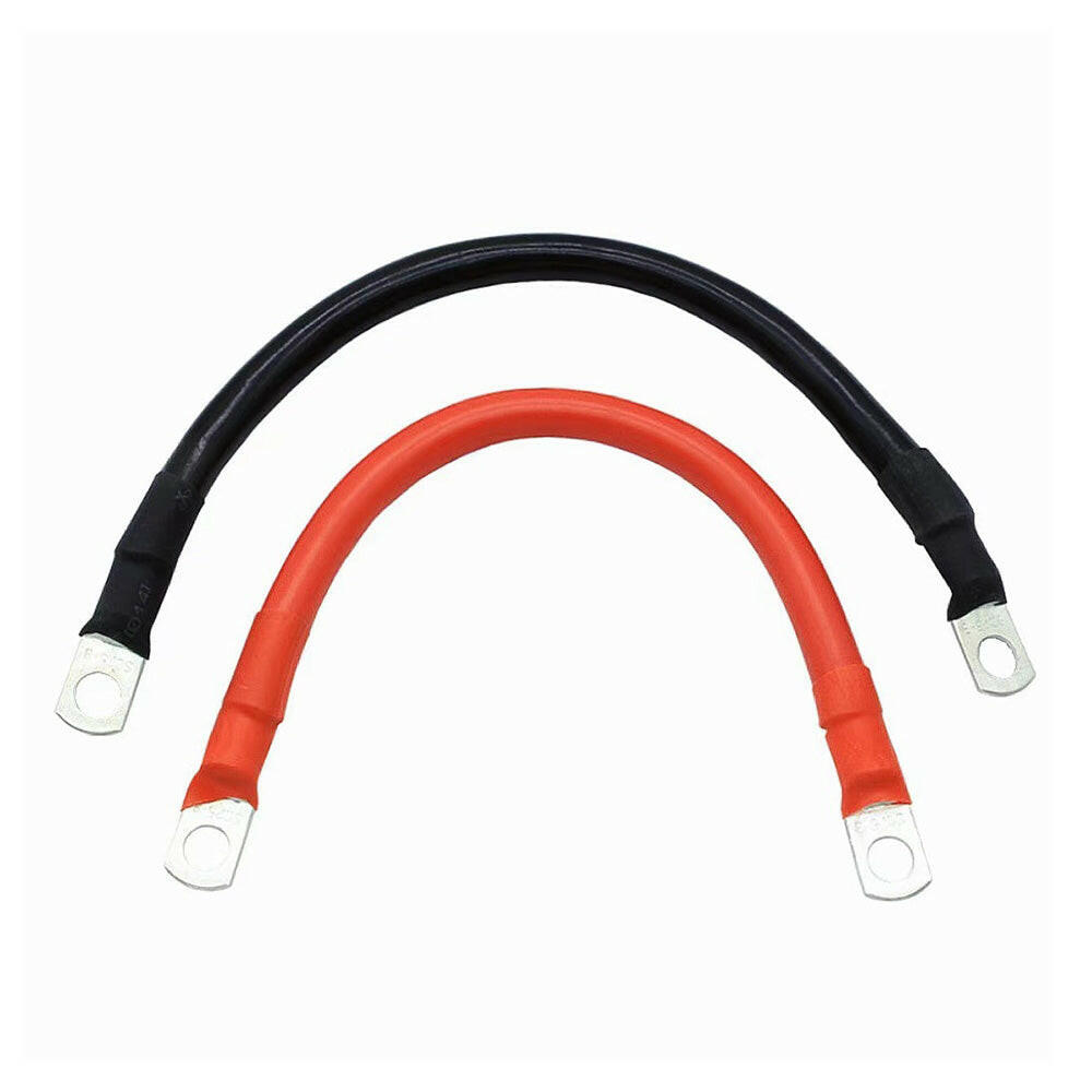 30cm Battery Joiner Connector Lead DC Wire 100A 12V 24V Cable with Lugs Red & Black