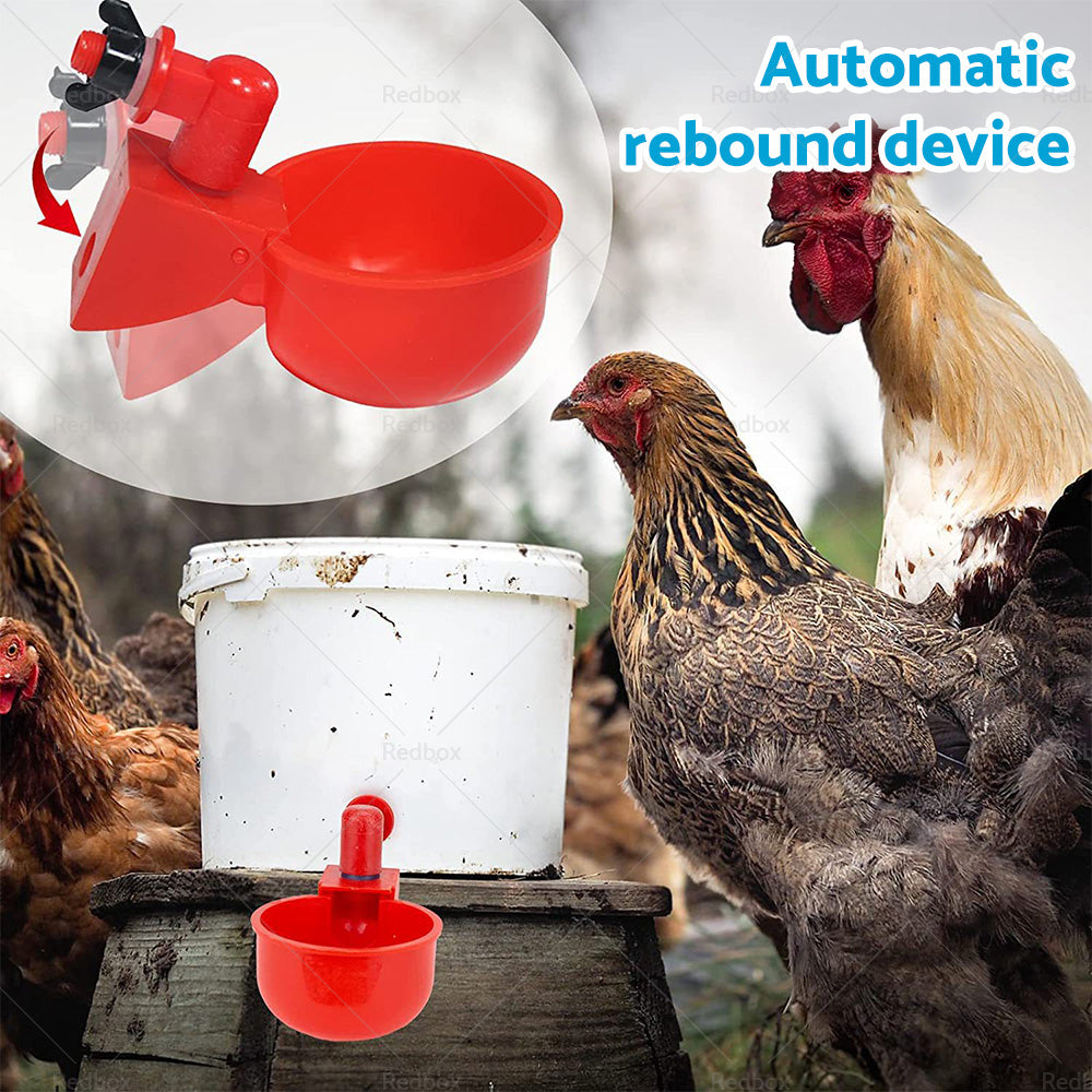 Chicken Feeder DIY Port PVC Gravity Fed Chicke Feeder