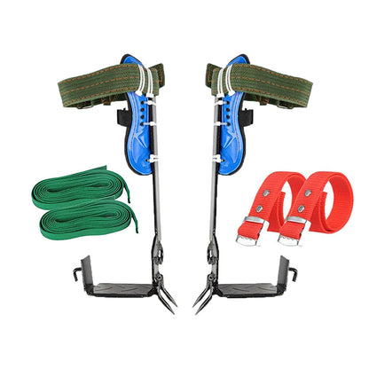 2-Gear Adjustable Safety Tree Climbing Spike Set Suitable for Hunting & Survival